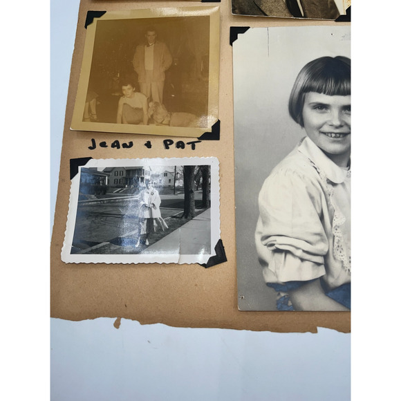 Vintage Black & White Photos Scrapbook Pages Kids Teens Handsome Young Man - Picture 6 of 7